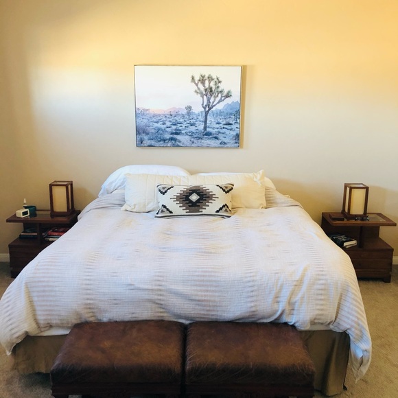 Elegant Ralph Lauren King Cream Duvet Cover and Shams - Picture 1 of 11